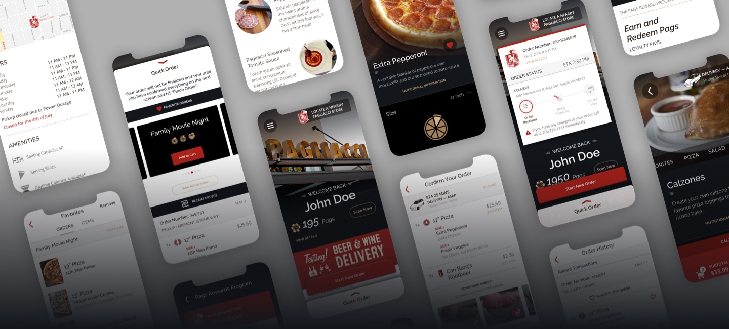 Pagliacci Pizza App